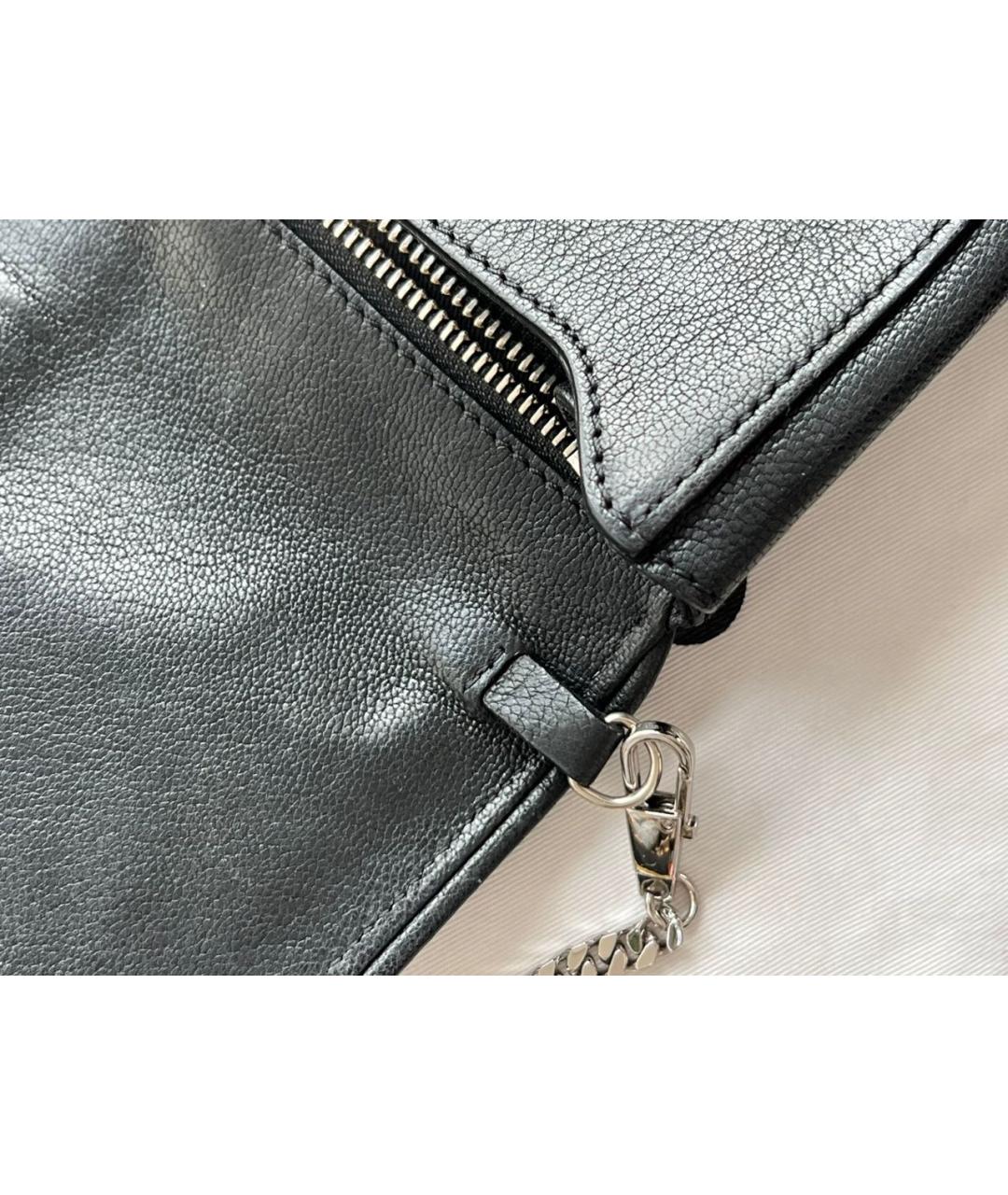 GIVENCHY Черная сумка через плечо из лакированной кожи, фото 5