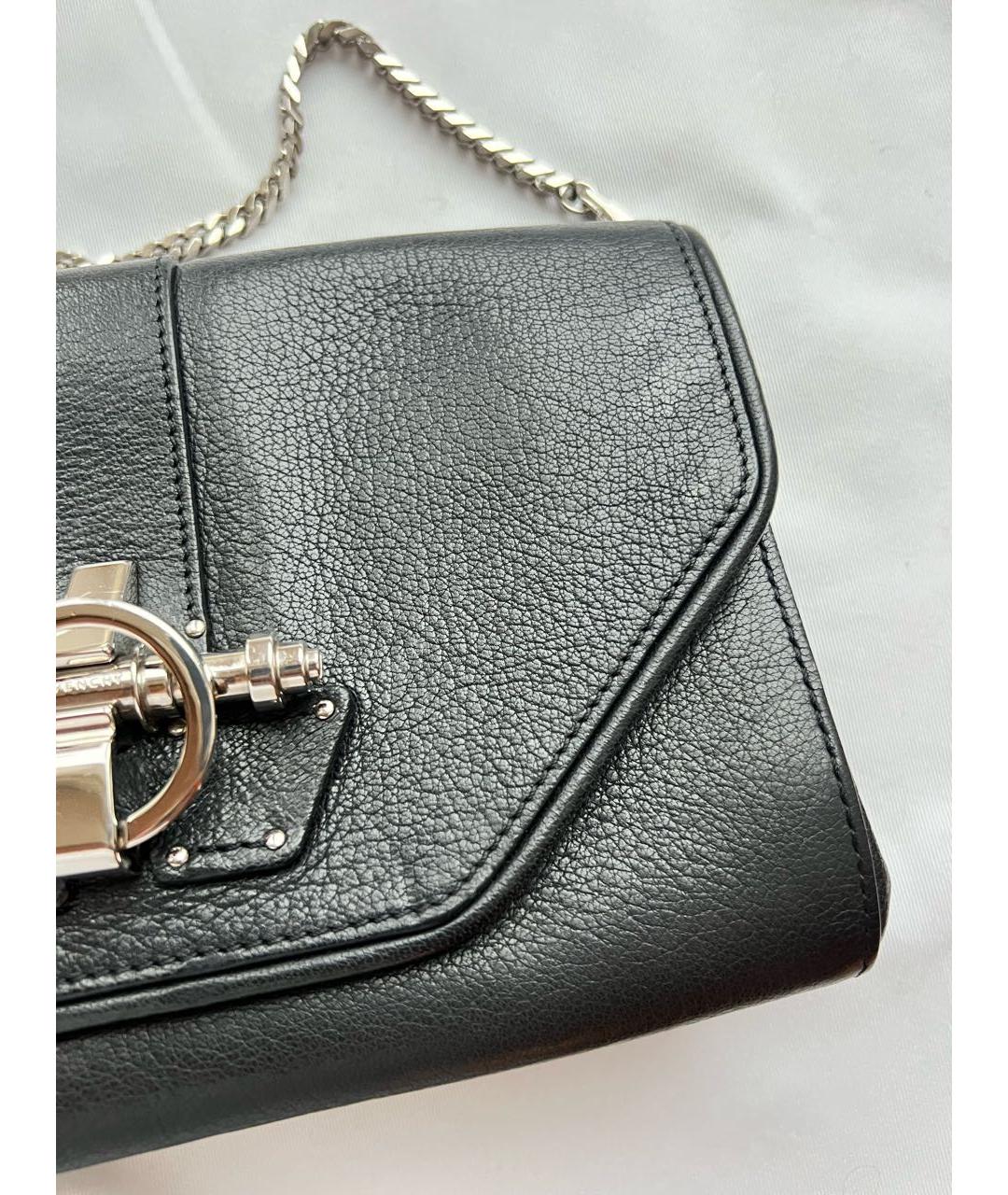 GIVENCHY Черная сумка через плечо из лакированной кожи, фото 7