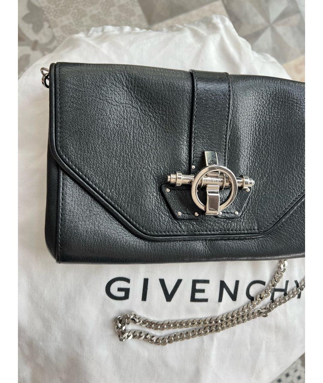 GIVENCHY Черная сумка через плечо из лакированной кожи, фото 2