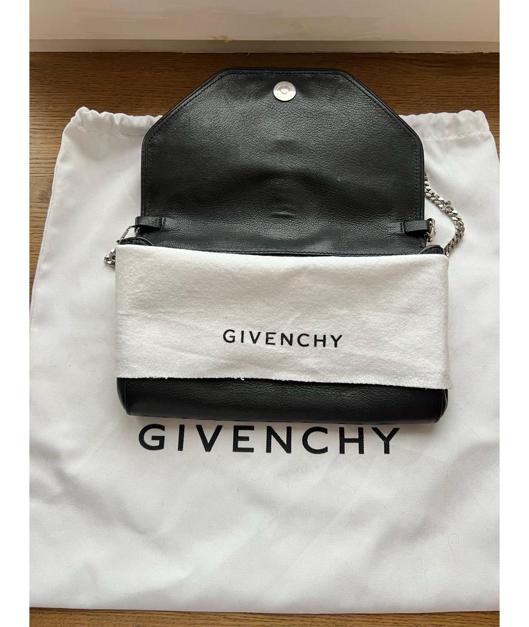 GIVENCHY Черная сумка через плечо из лакированной кожи, фото 6