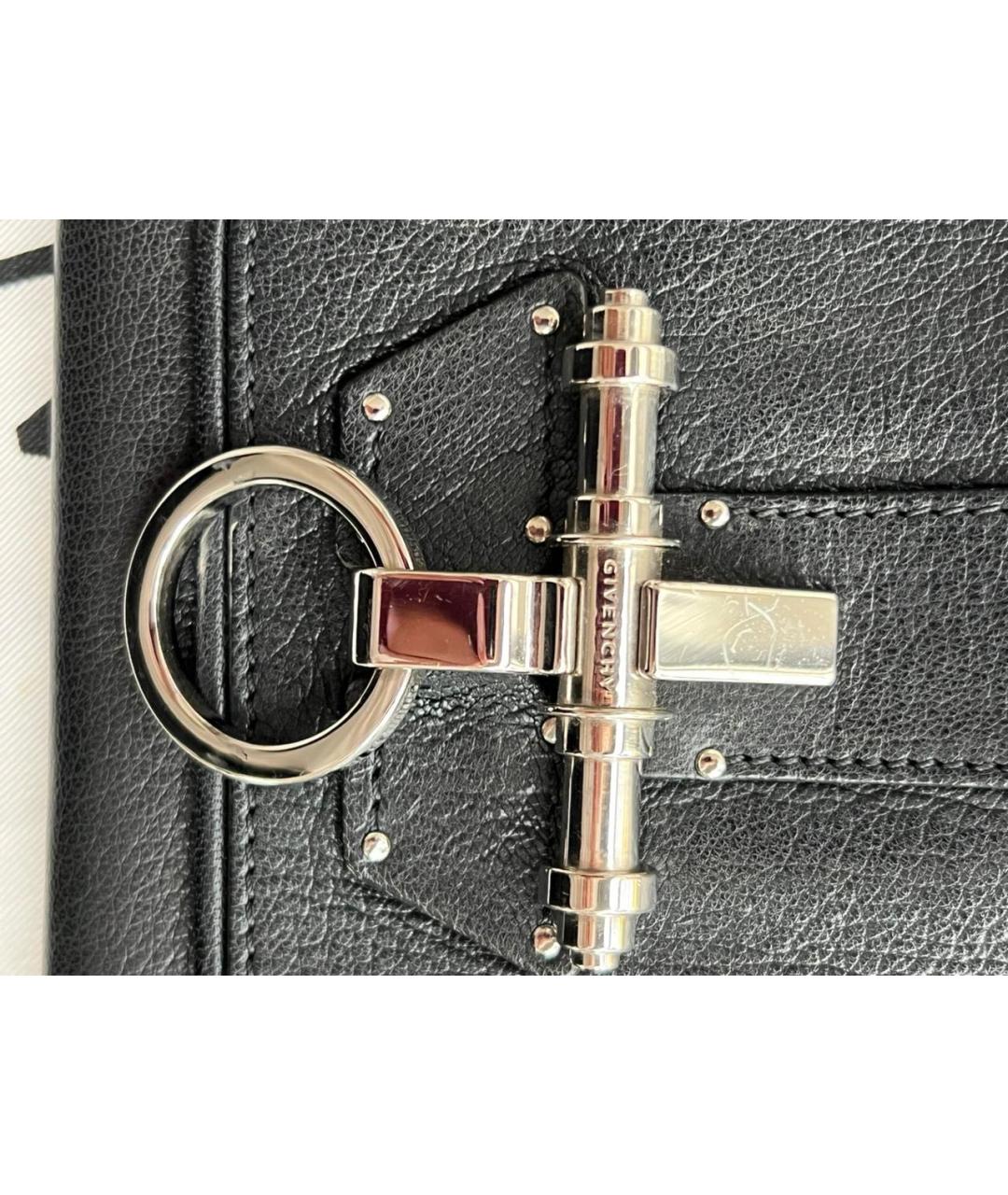 GIVENCHY Черная сумка через плечо из лакированной кожи, фото 3