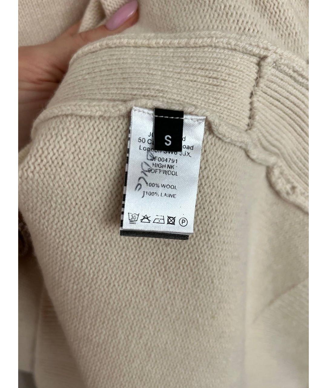 JOSEPH Белый шерстяной джемпер / свитер, фото 4
