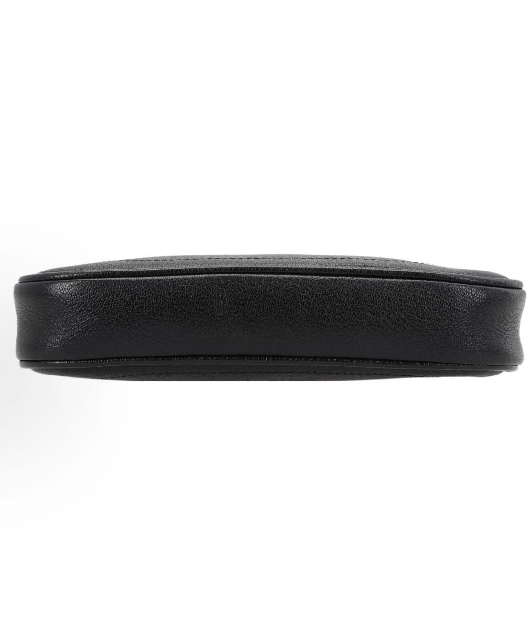 GUCCI Черная кожаная сумка через плечо, фото 4