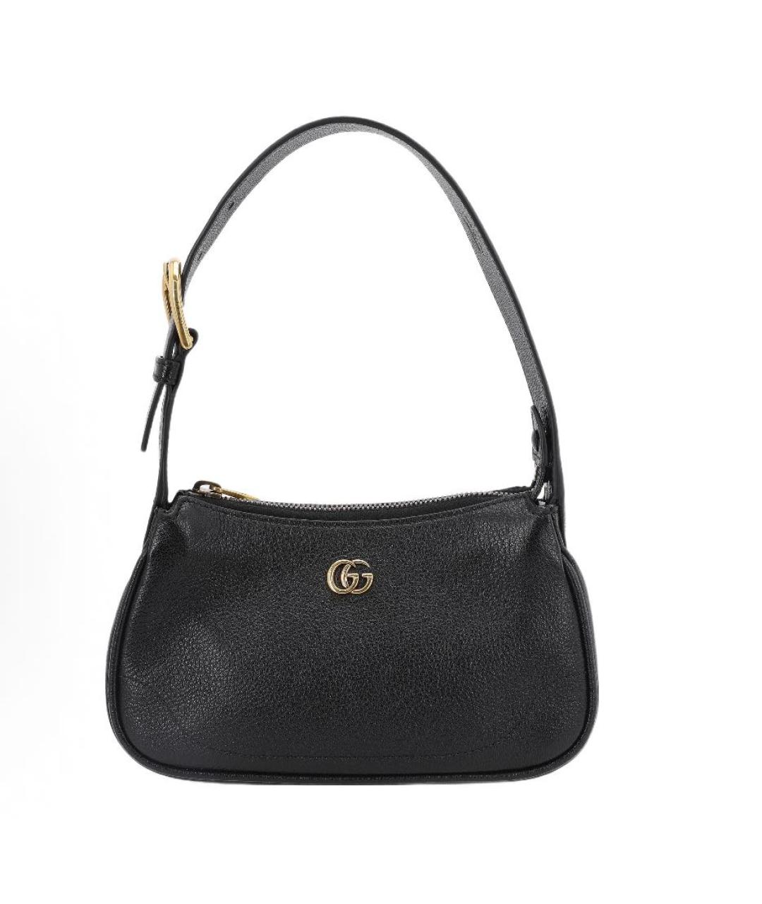 GUCCI Черная кожаная сумка через плечо, фото 9