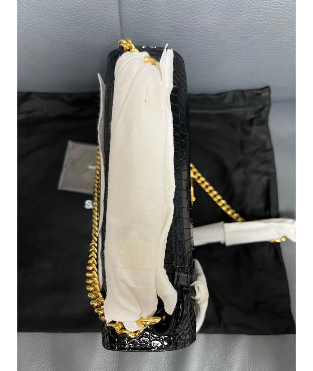 SAINT LAURENT Черная сумка через плечо, фото 7