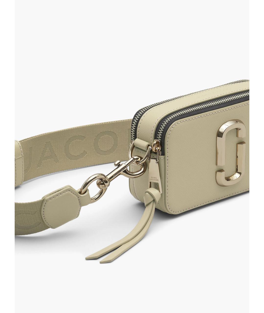 MARC JACOBS Бежевая кожаная сумка через плечо, фото 3