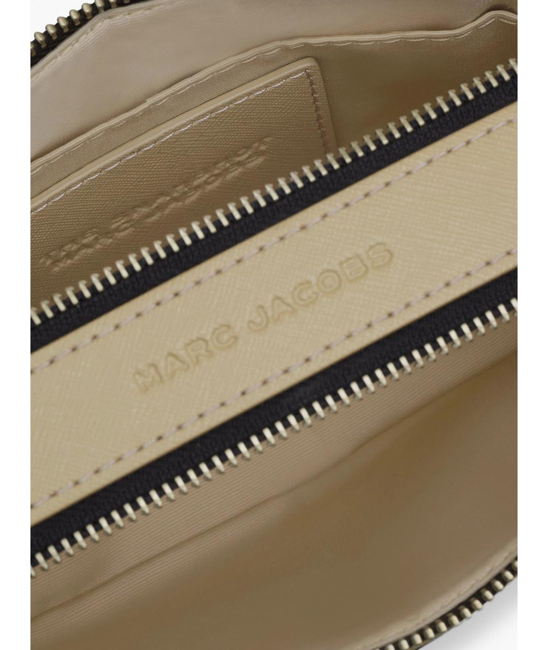 MARC JACOBS Бежевая кожаная сумка через плечо, фото 4