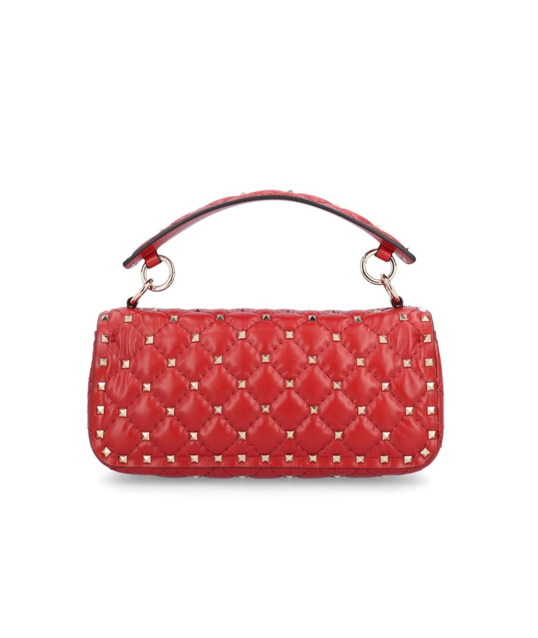 VALENTINO Красная кожаная сумка через плечо, фото 8