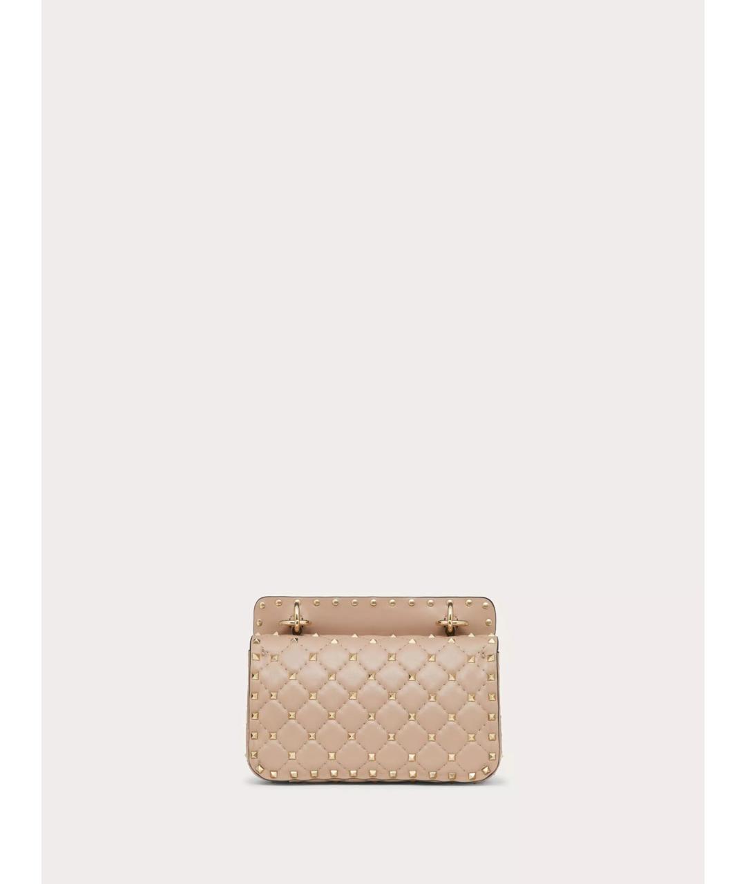 VALENTINO Розовая кожаная сумка через плечо, фото 4