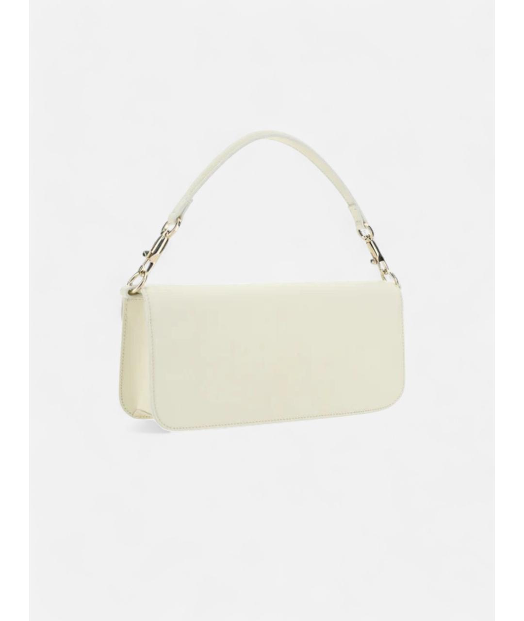 VALENTINO Белая кожаная сумка через плечо, фото 2