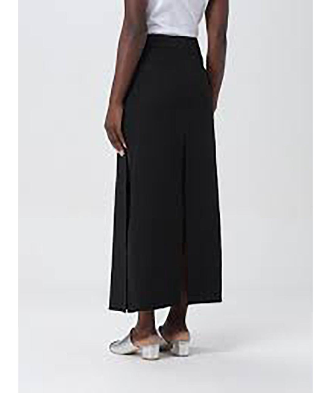 PINKO Черная вискозная юбка макси, фото 2