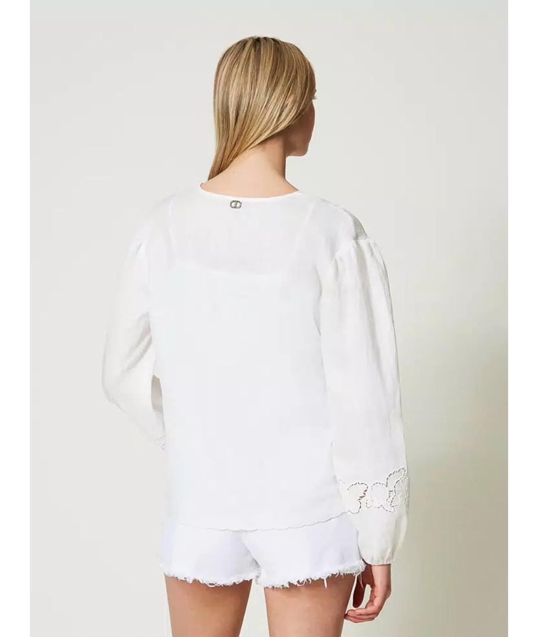 TWIN-SET Белая блузы, фото 3
