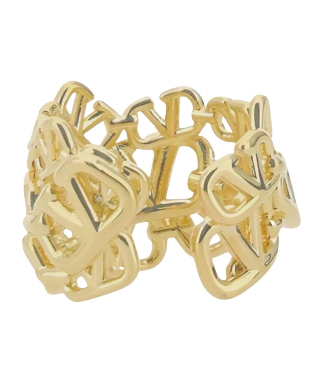 VALENTINO Золотое латунное кольцо, фото 2