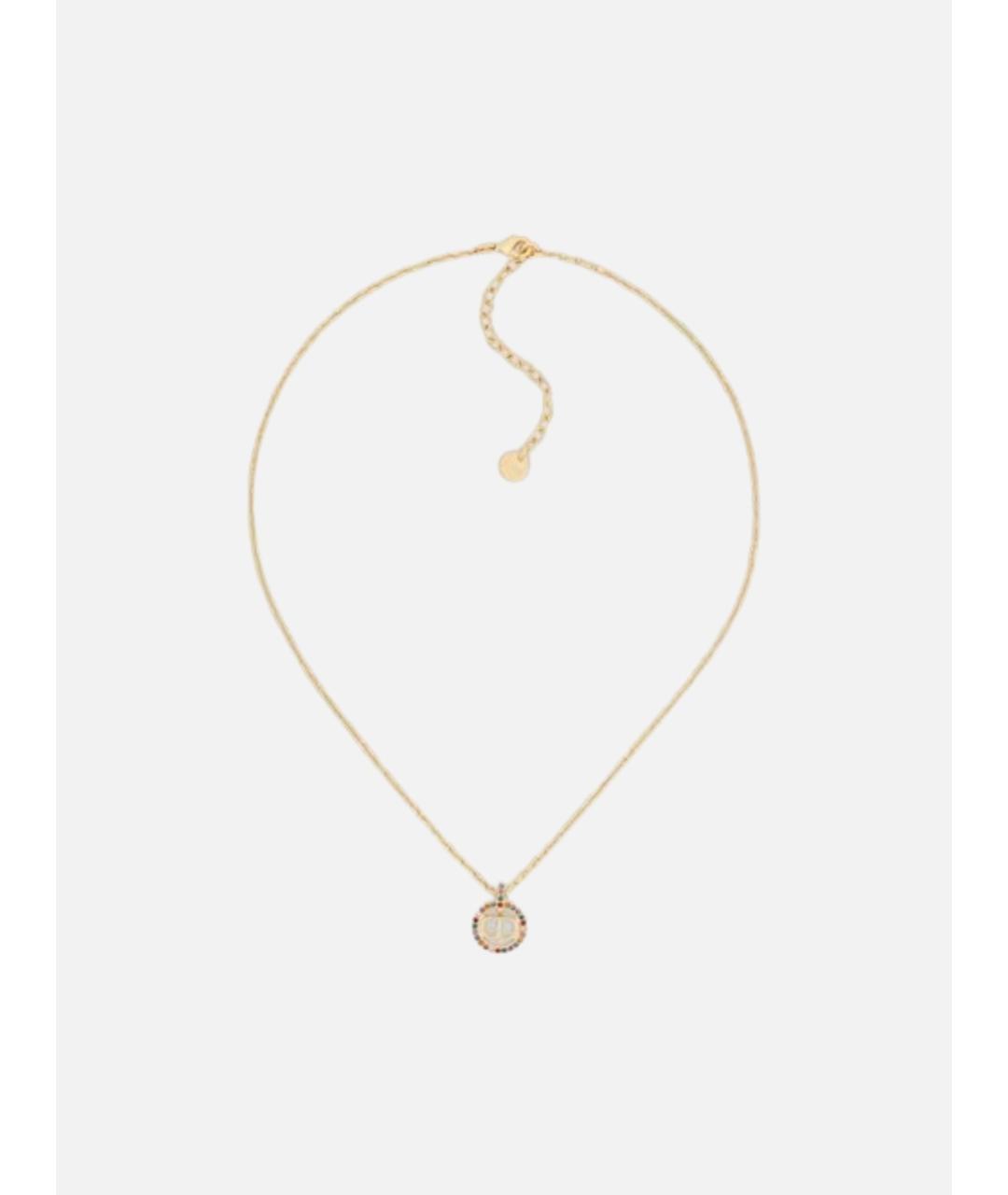 CHRISTIAN DIOR Золотая металлическая подвеска, фото 4