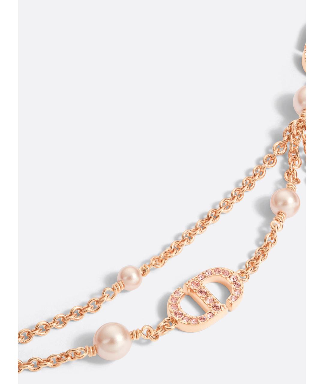 CHRISTIAN DIOR Золотое металлическое колье, фото 3