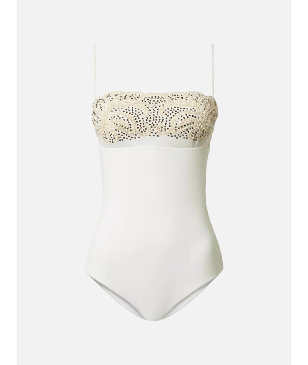 TWIN-SET Белый полиамидовый купальник, фото 1