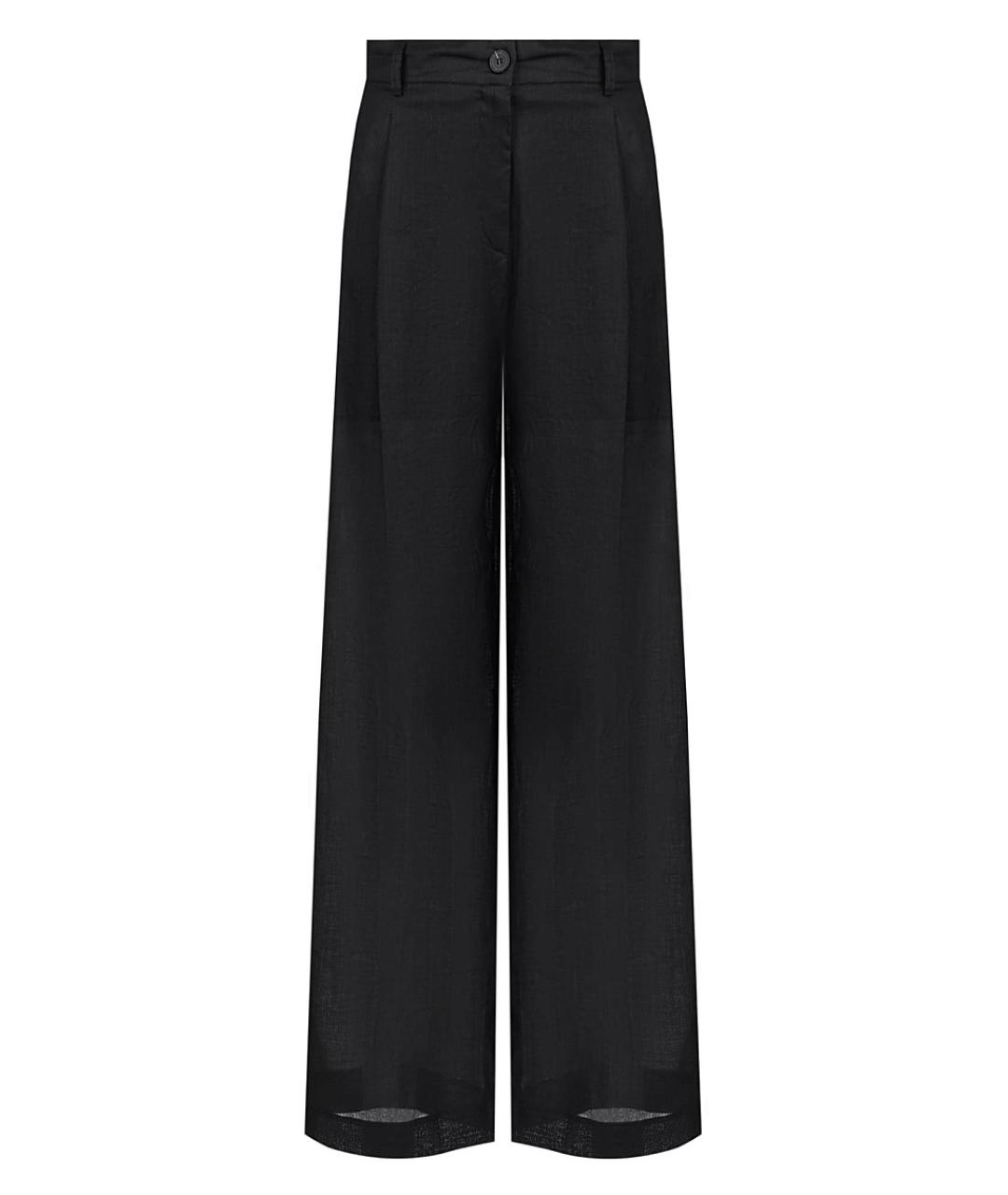 TWIN-SET Черные брюки широкие, фото 1