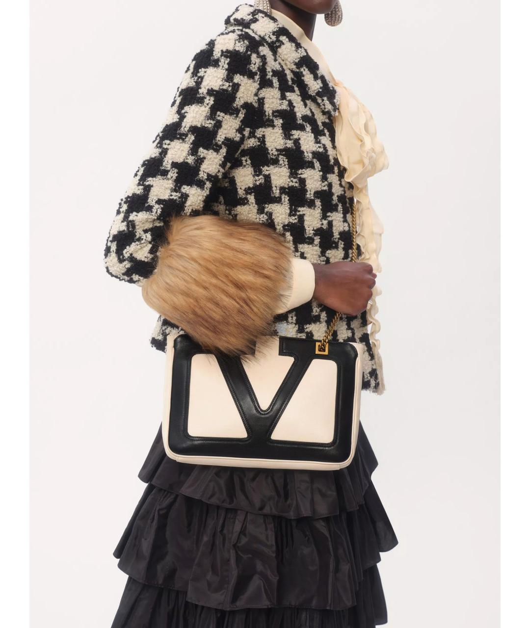 VALENTINO Мульти кожаная сумка тоут, фото 2