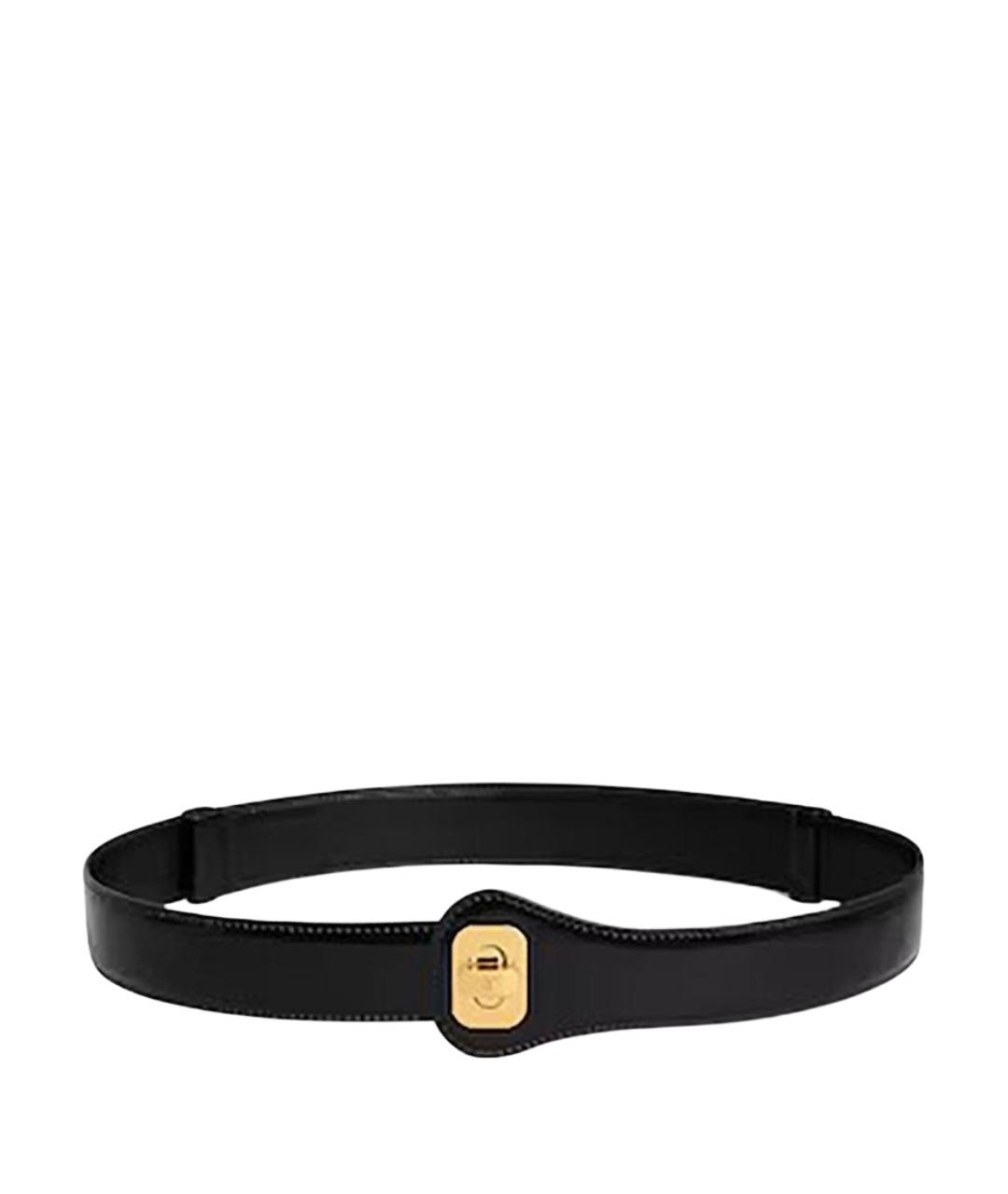 CELINE Черный кожаный ремень, фото 1