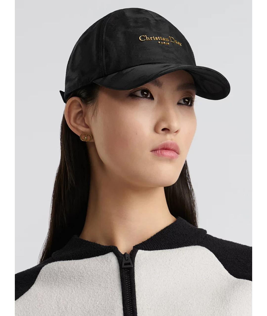 CHRISTIAN DIOR Черная синтетическая кепка, фото 2