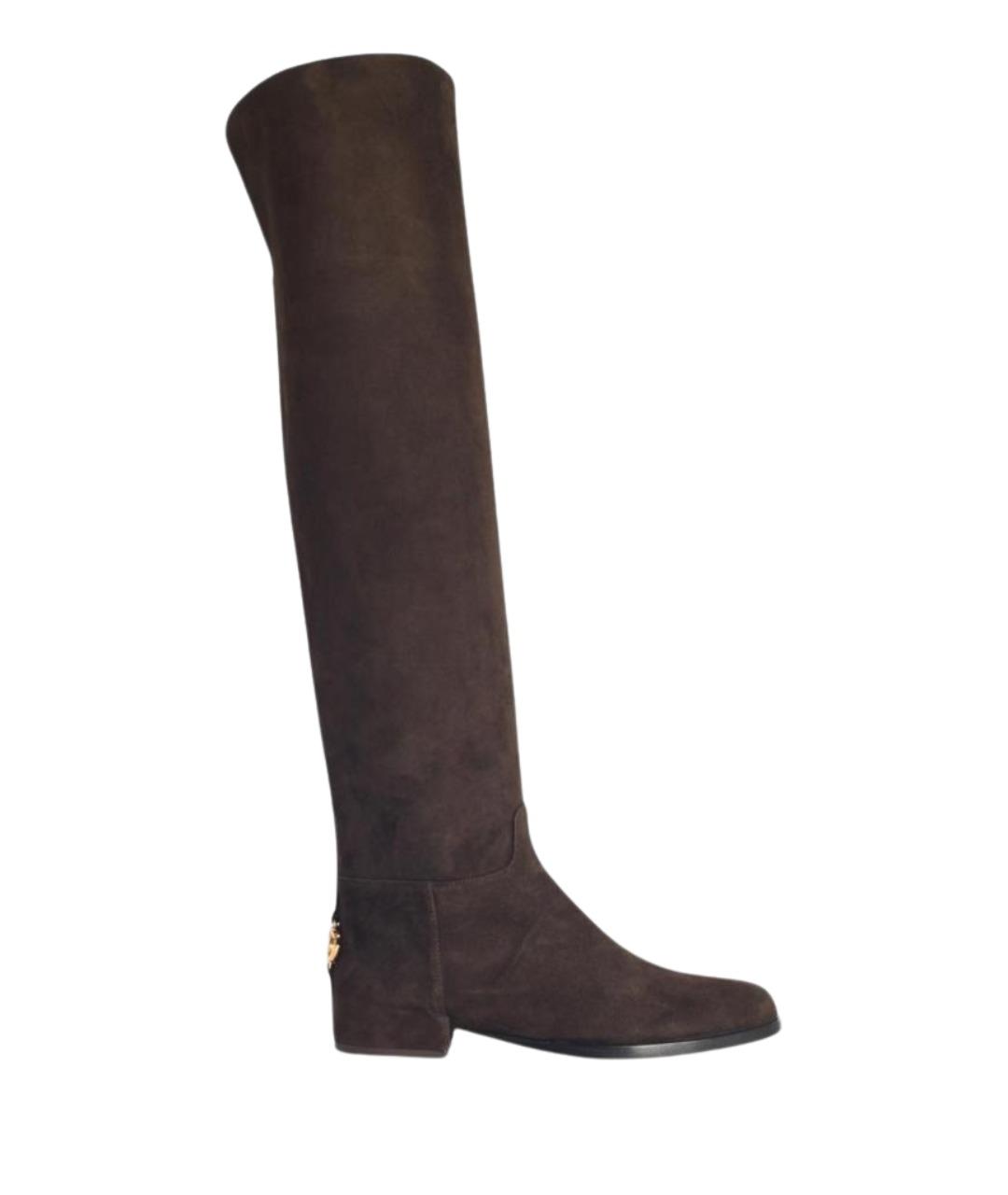 DOLCE&GABBANA Замшевые ботфорты, фото 1