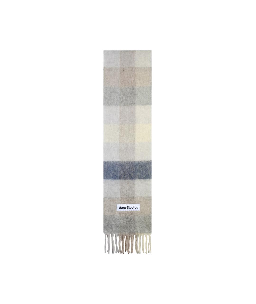 ACNE STUDIOS Мульти шерстяной шарф, фото 3