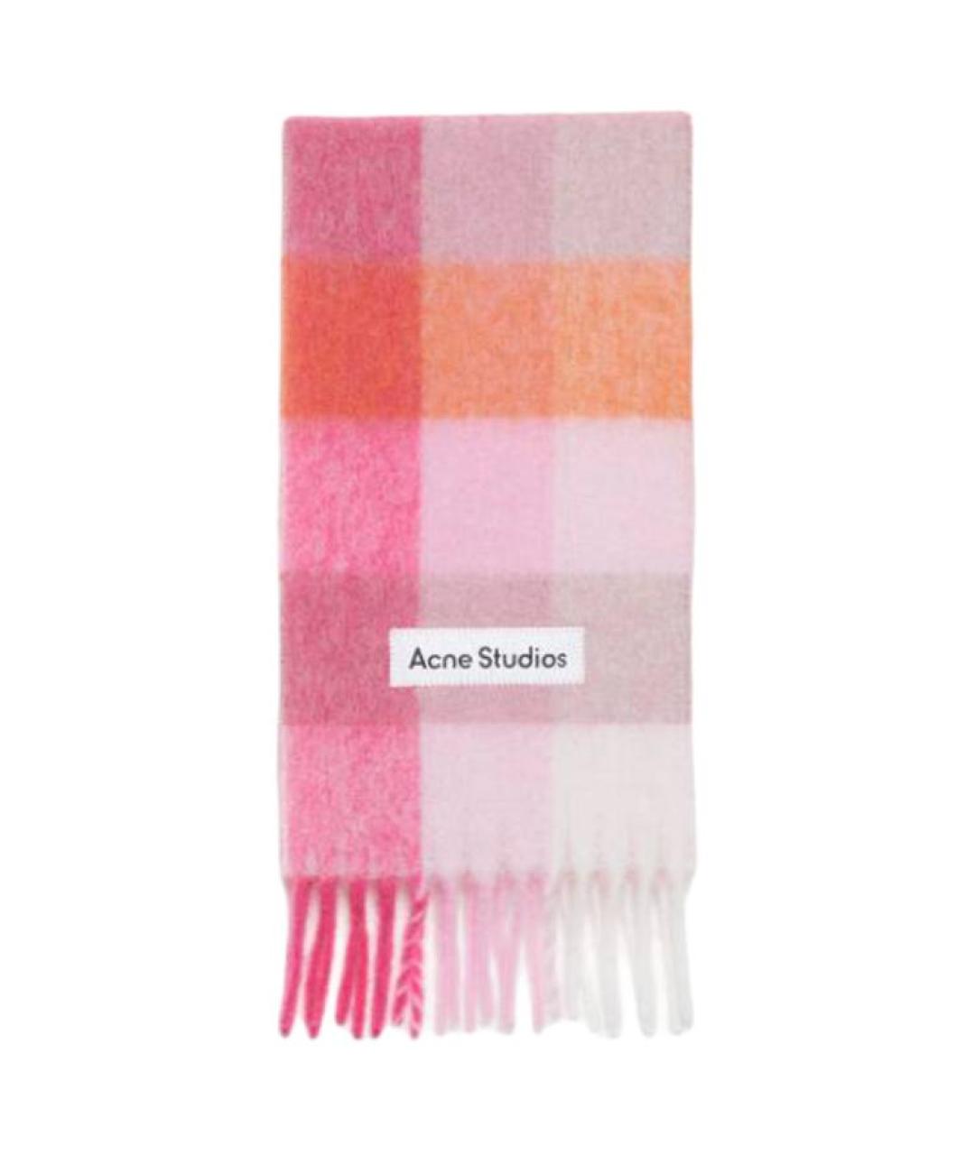 ACNE STUDIOS Розовый шарф, фото 1
