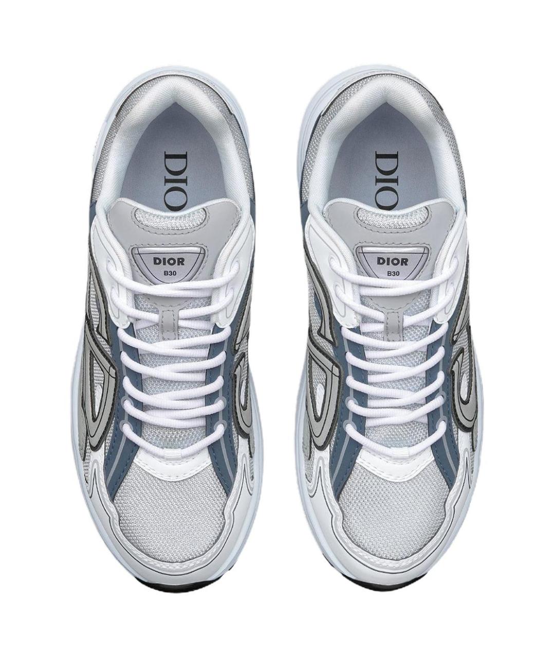 CHRISTIAN DIOR Мульти текстильные низкие кроссовки / кеды, фото 4