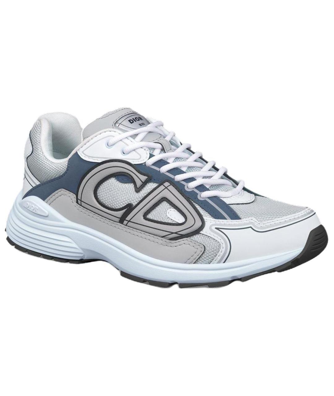 CHRISTIAN DIOR Мульти текстильные низкие кроссовки / кеды, фото 3