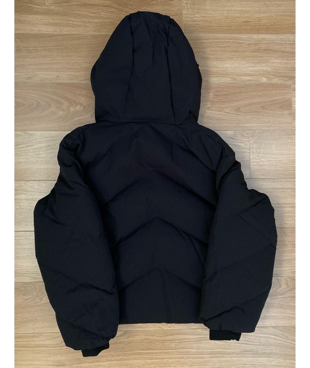 HERMES Черный полиамидовый пуховик, фото 5