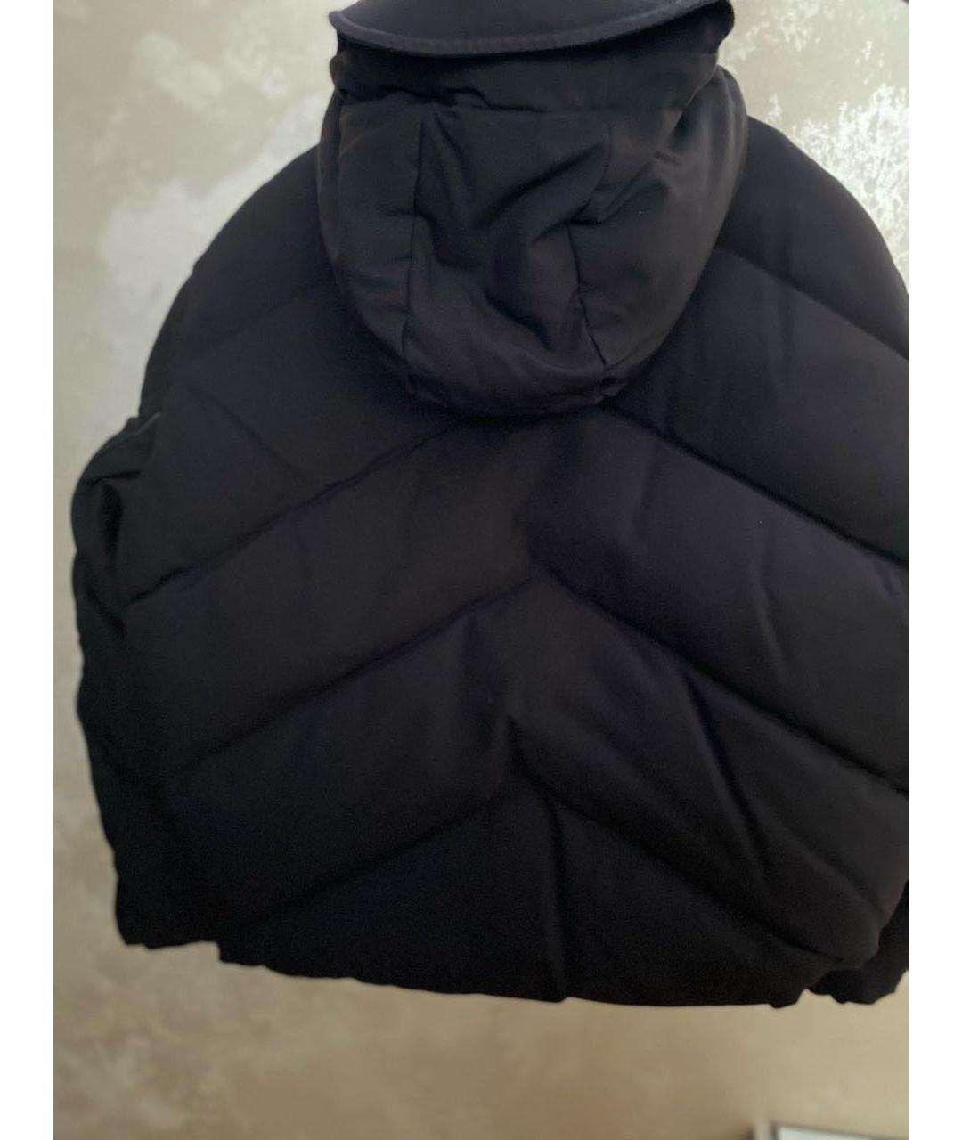 HERMES Черный полиамидовый пуховик, фото 8