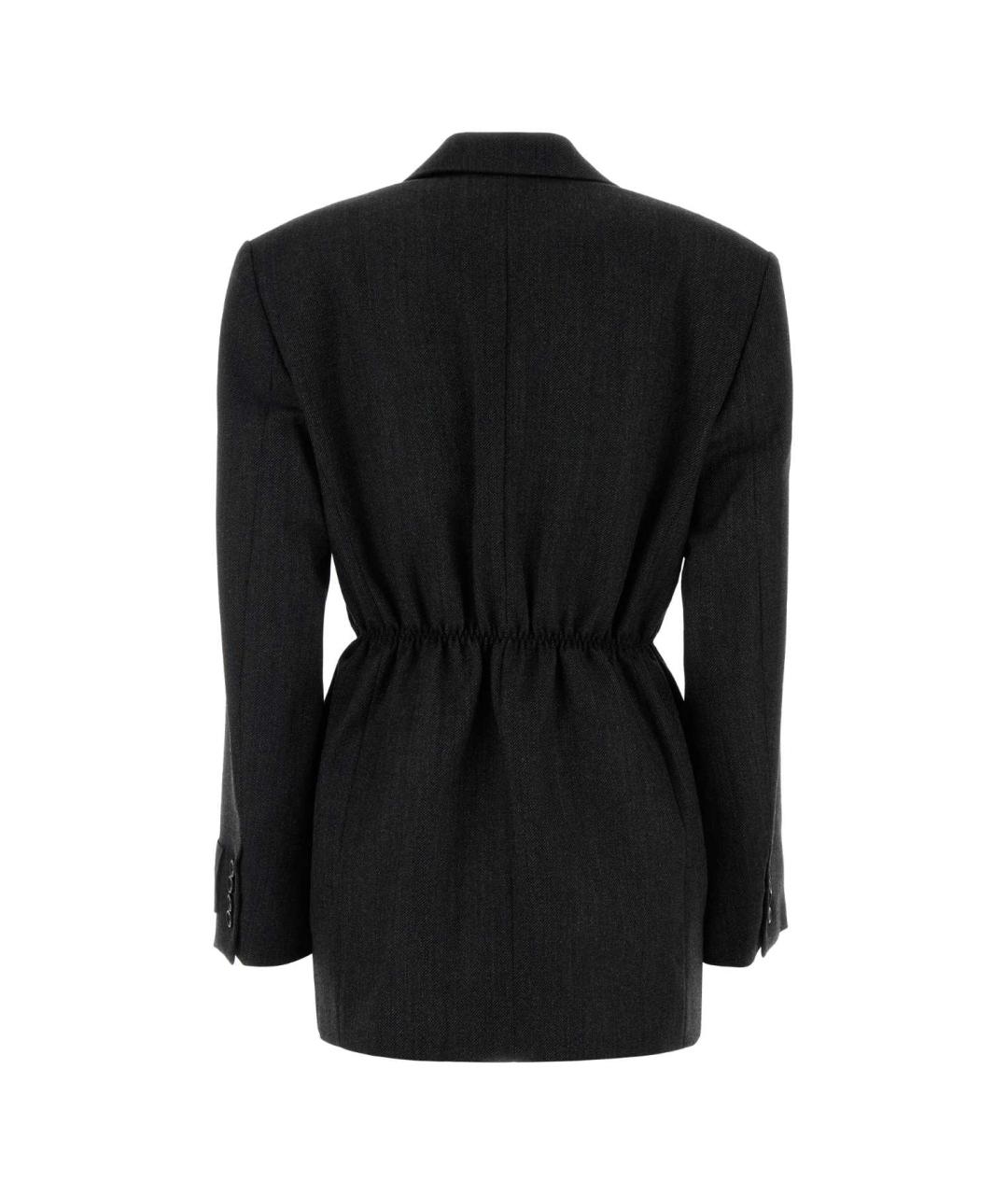 ALEXANDER WANG Серый шерстяной жакет/пиджак, фото 2