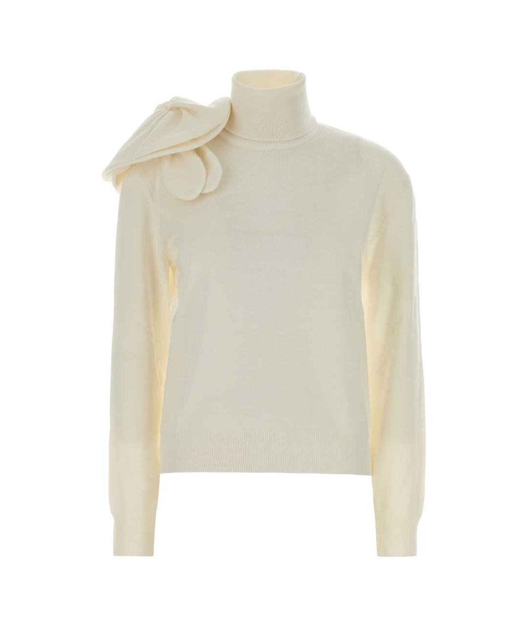 MOSCHINO Белый шерстяной джемпер / свитер, фото 1