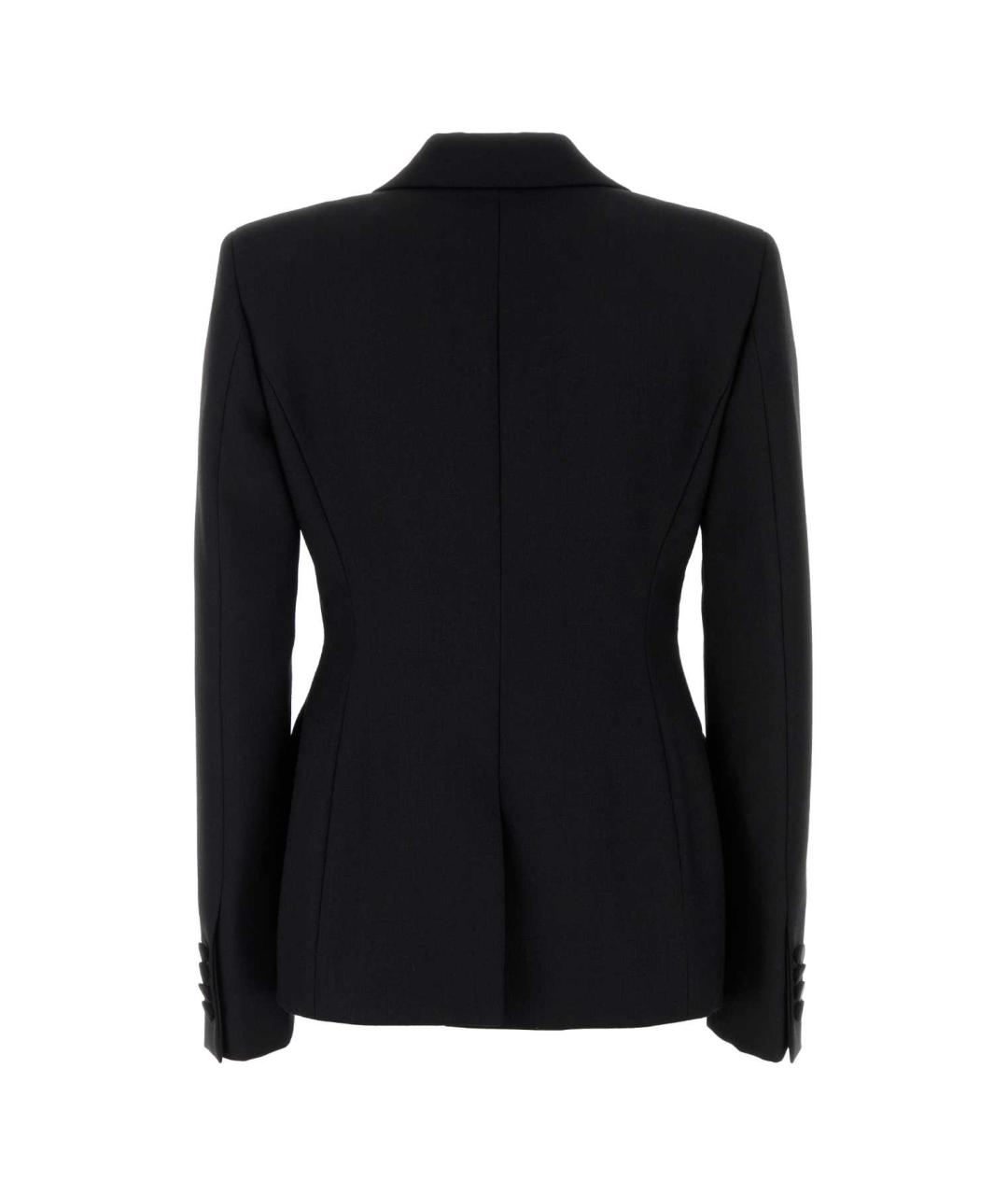 MOSCHINO Черный шерстяной жакет/пиджак, фото 2