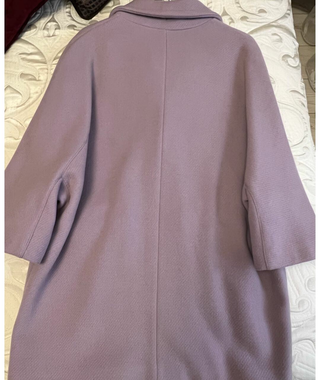 PINKO Фиолетовое кашемировое пальто, фото 2