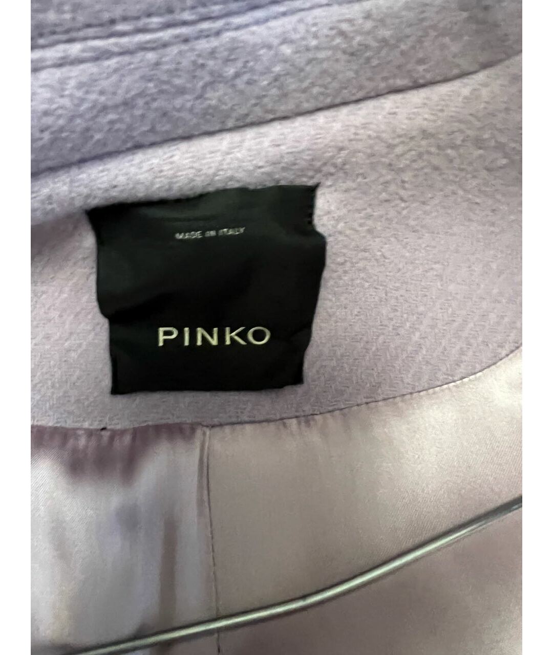 PINKO Фиолетовое кашемировое пальто, фото 3