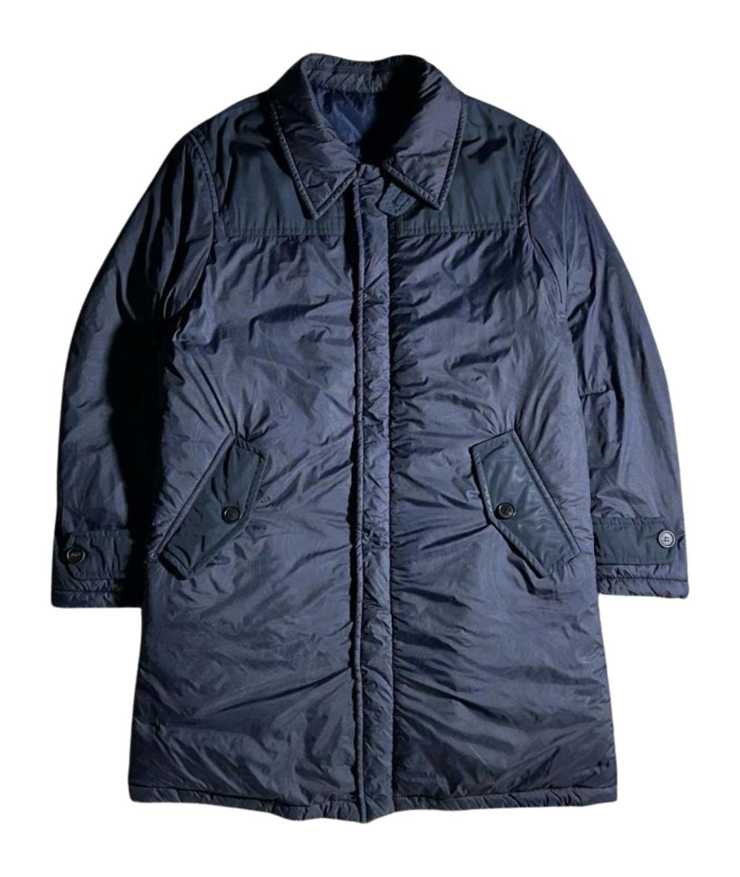 ETRO Темно-синий полиамидовый пуховик, фото 1