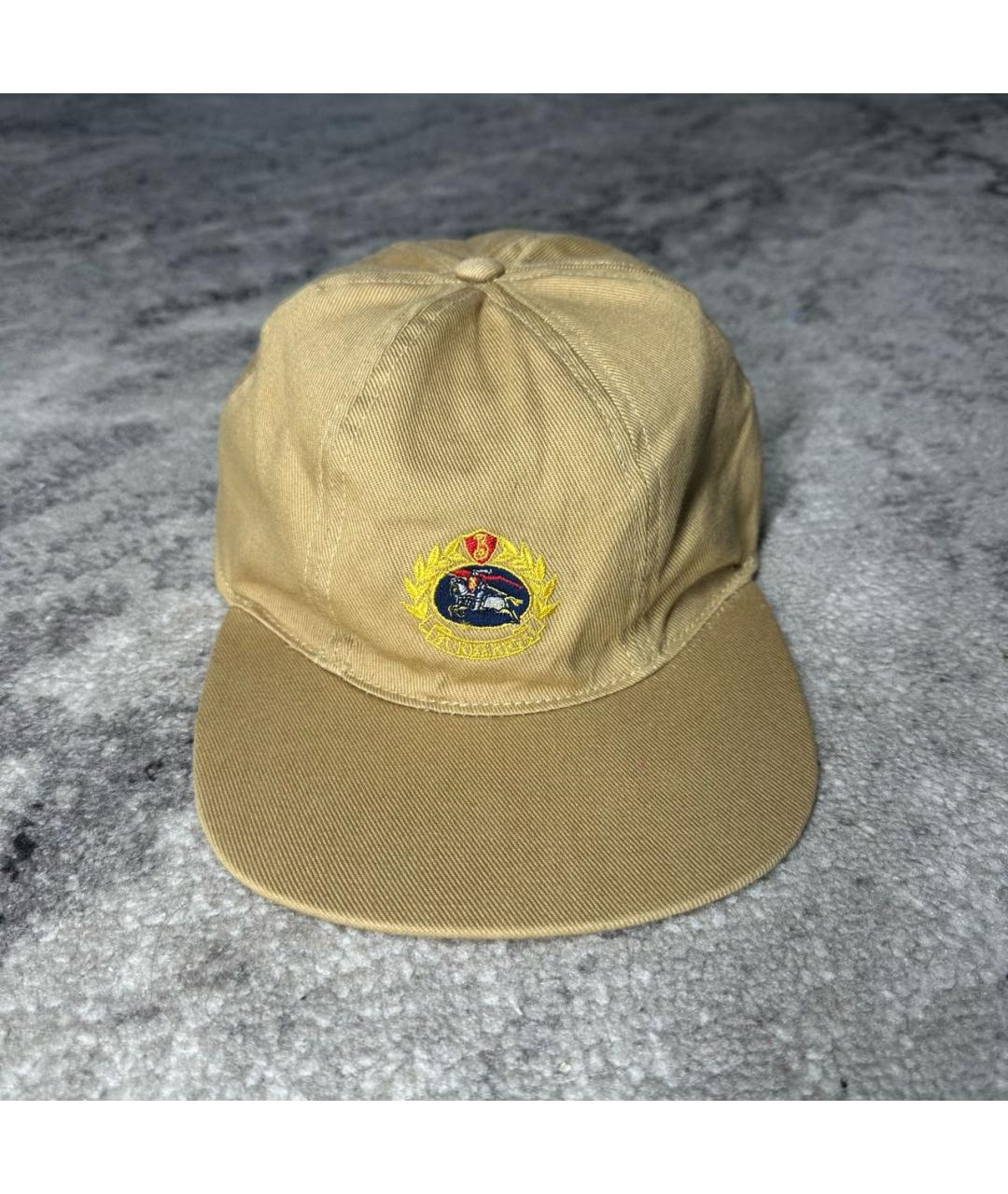 BURBERRY Бежевая хлопковая кепка/бейсболка, фото 6