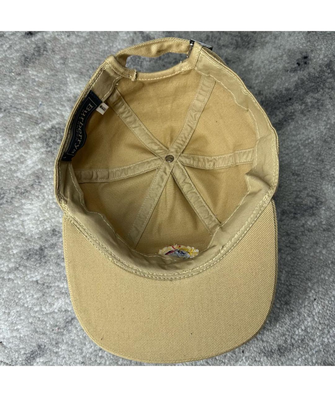 BURBERRY Бежевая хлопковая кепка/бейсболка, фото 2