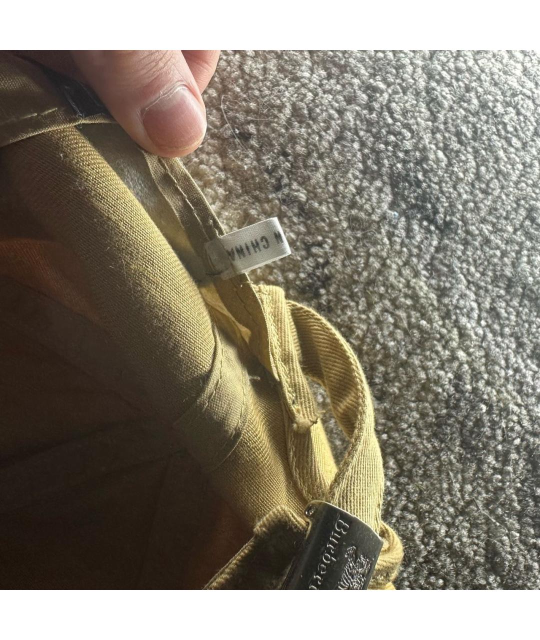 BURBERRY Бежевая хлопковая кепка/бейсболка, фото 5