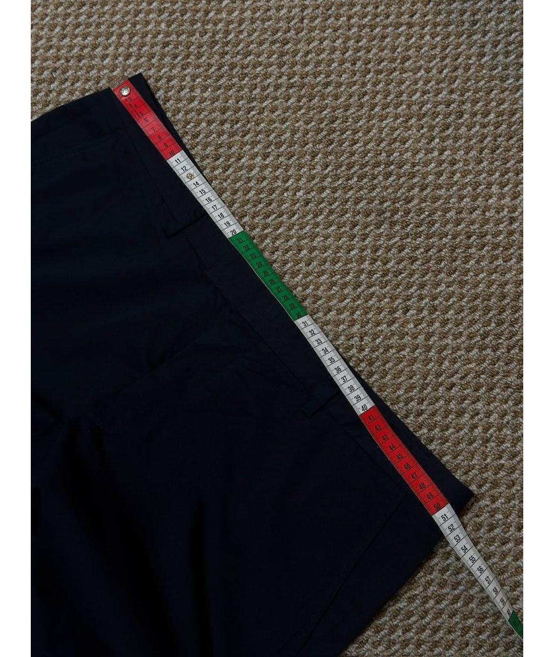 GUCCI Темно-синие хлопковые повседневные брюки, фото 8