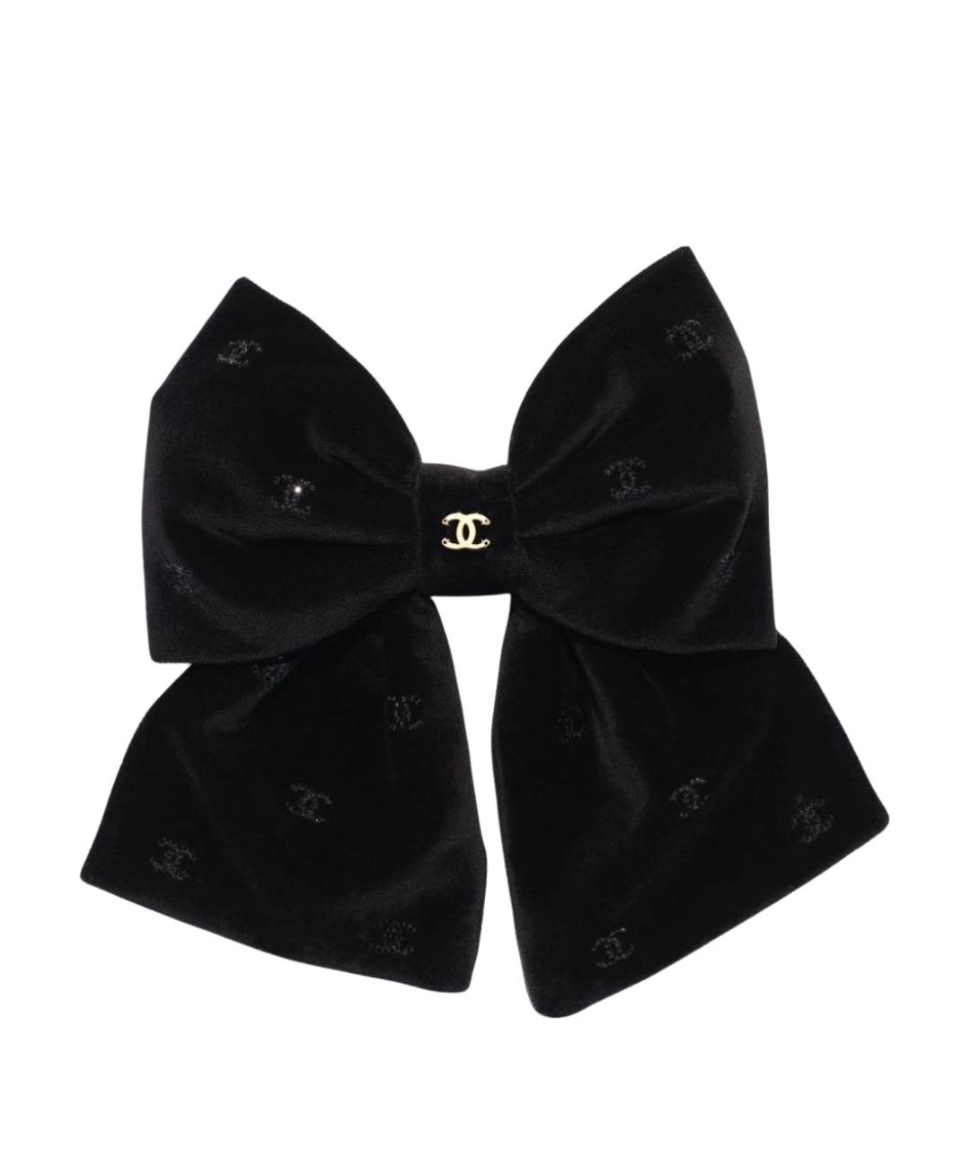 CHANEL Черная заколка, фото 1