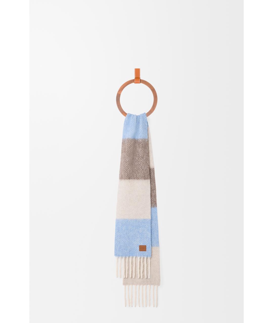 LOEWE Голубой шарф, фото 2