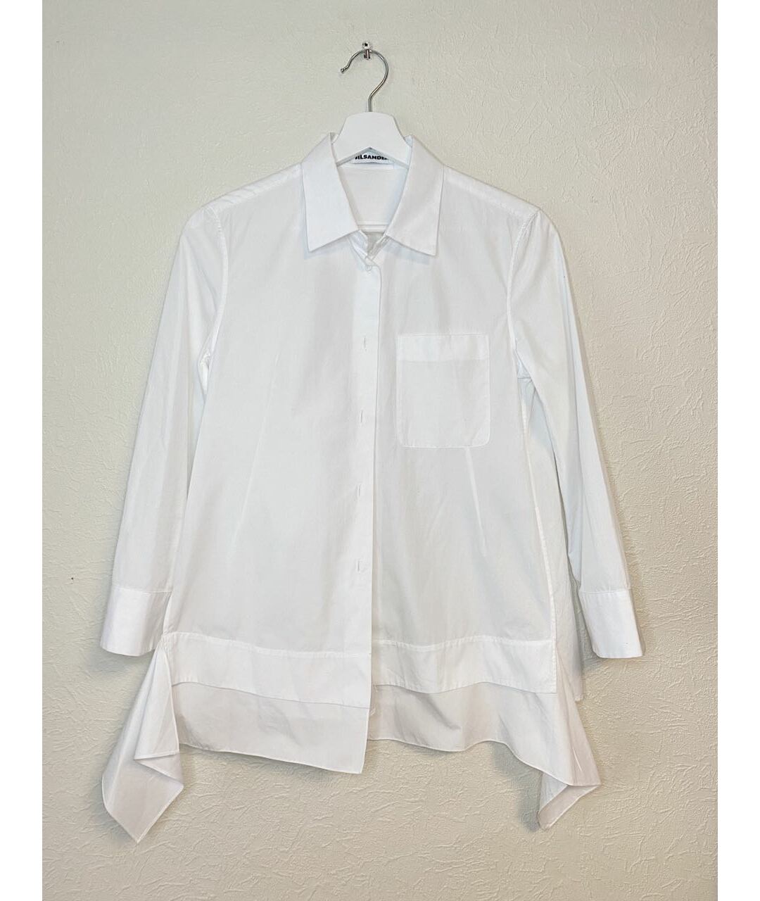 JIL SANDER Белая хлопковая рубашка, фото 6