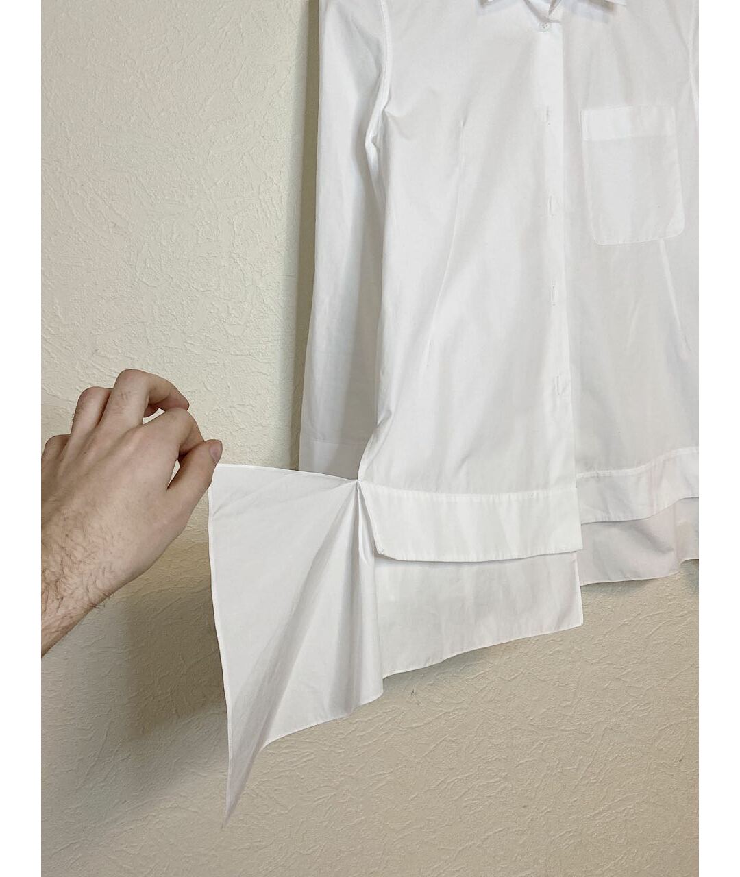 JIL SANDER Белая хлопковая рубашка, фото 4