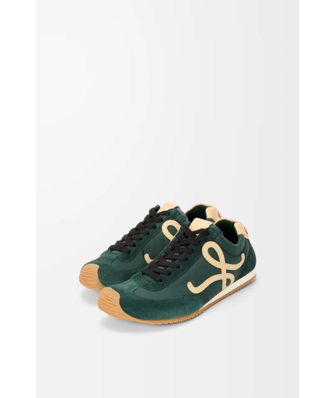 LOEWE Зеленые кроссовки, фото 2