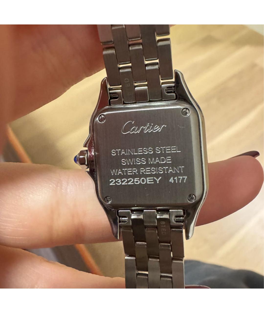 CARTIER Серебряные металлические часы, фото 5