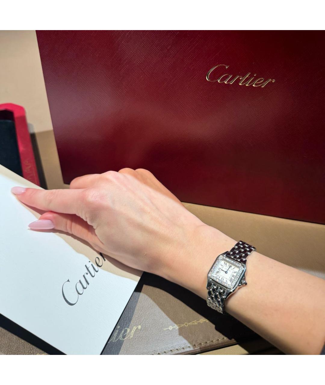 CARTIER Серебряные металлические часы, фото 6