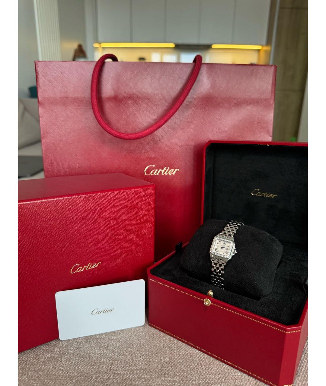 CARTIER Серебряные металлические часы, фото 2