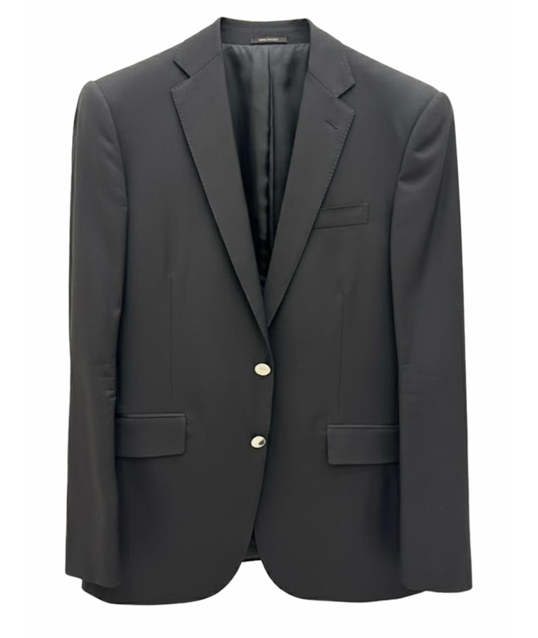 RALPH LAUREN Черный шерстяной пиджак, фото 1